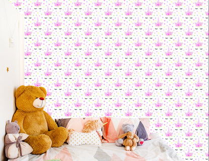 Wallpaper For Children - Sleeping Unicorns