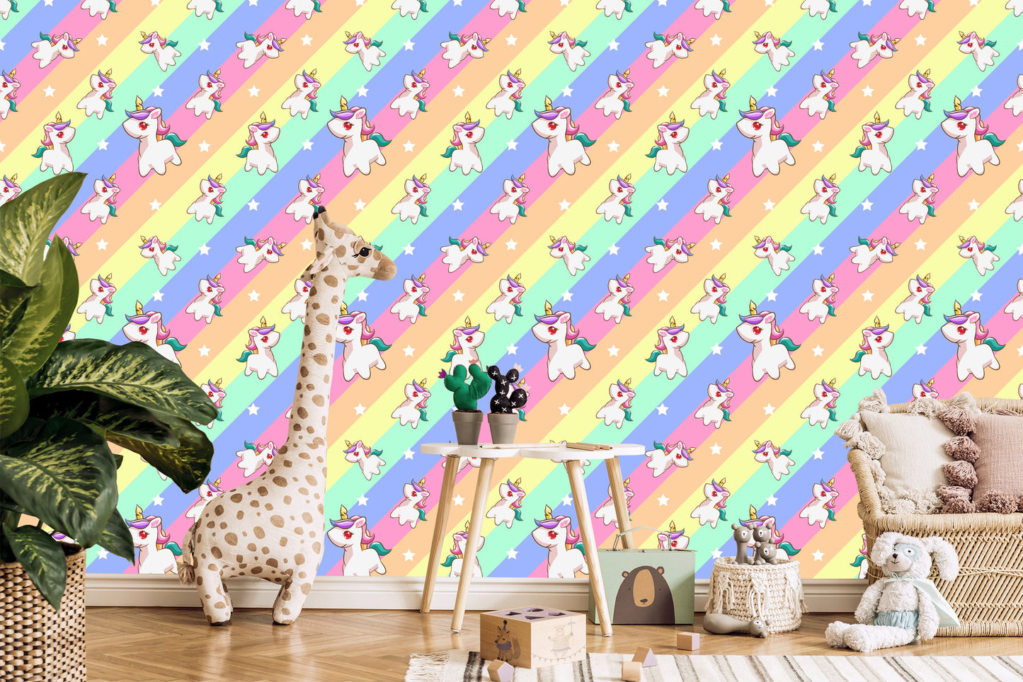Wallpaper For Children - Little Unicorns