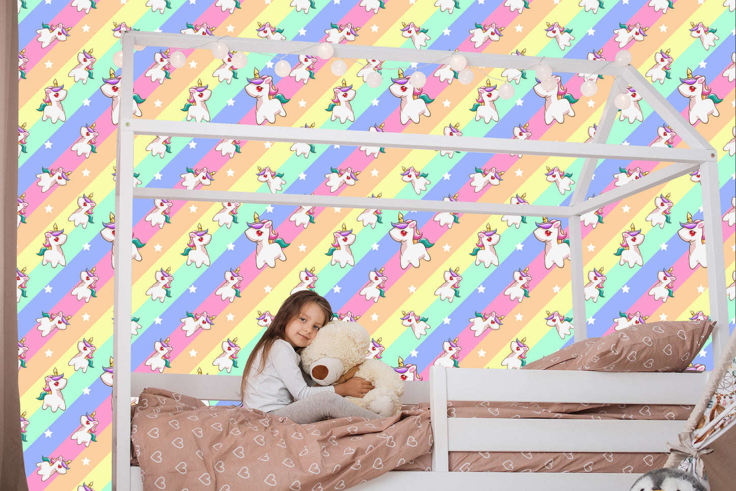 Wallpaper For Children - Little Unicorns