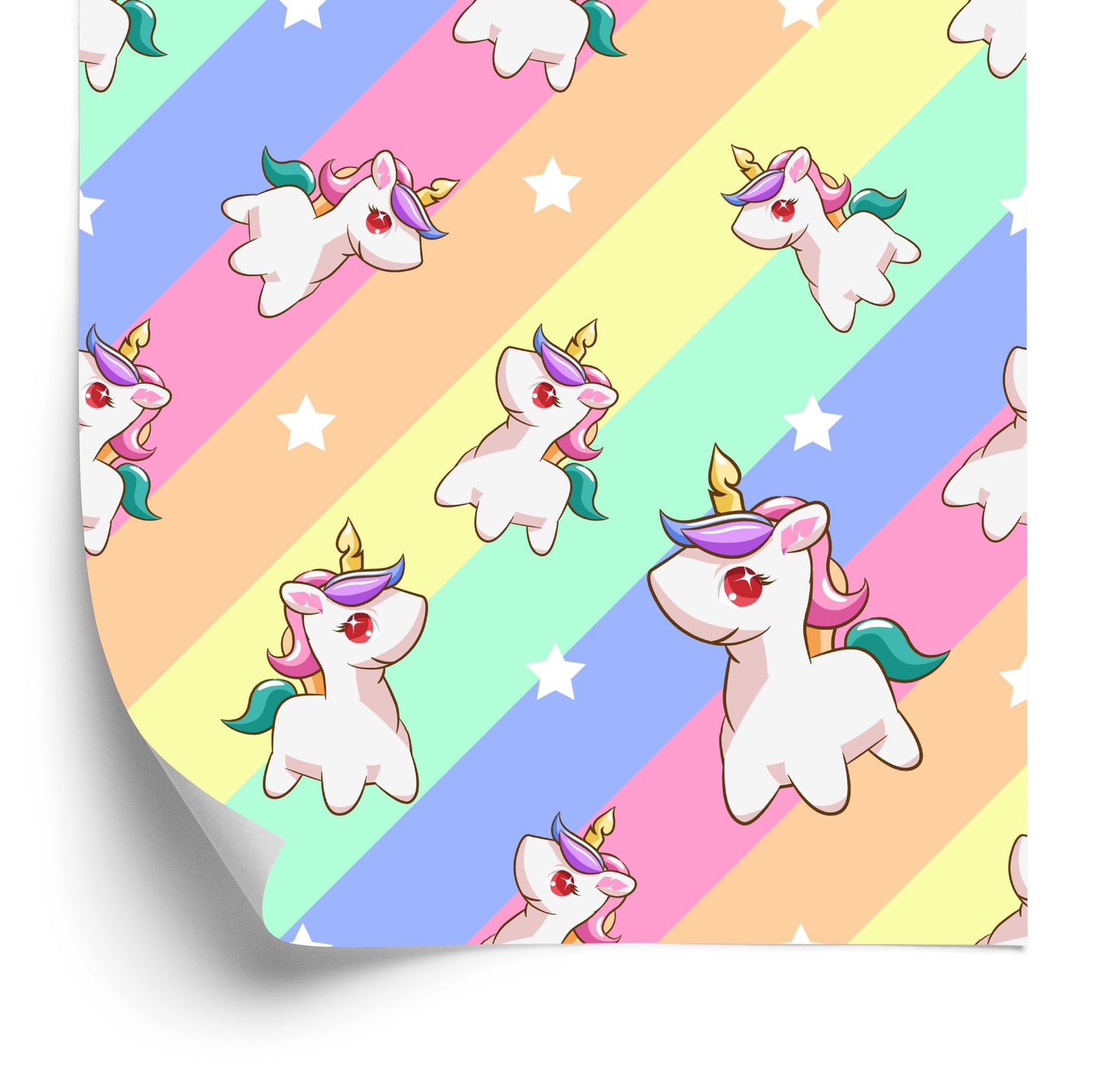 Wallpaper For Children - Little Unicorns
