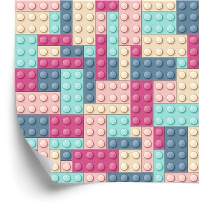 Wallpaper For A Girl With Colorful Blocks