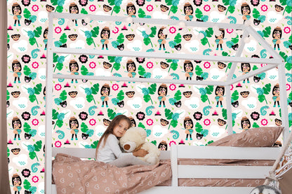 Wallpaper For Girls, Animals, Monkey Green