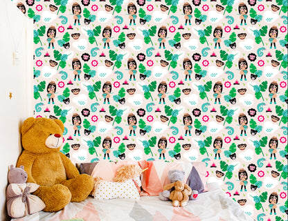 Wallpaper For Girls, Animals, Monkey Green