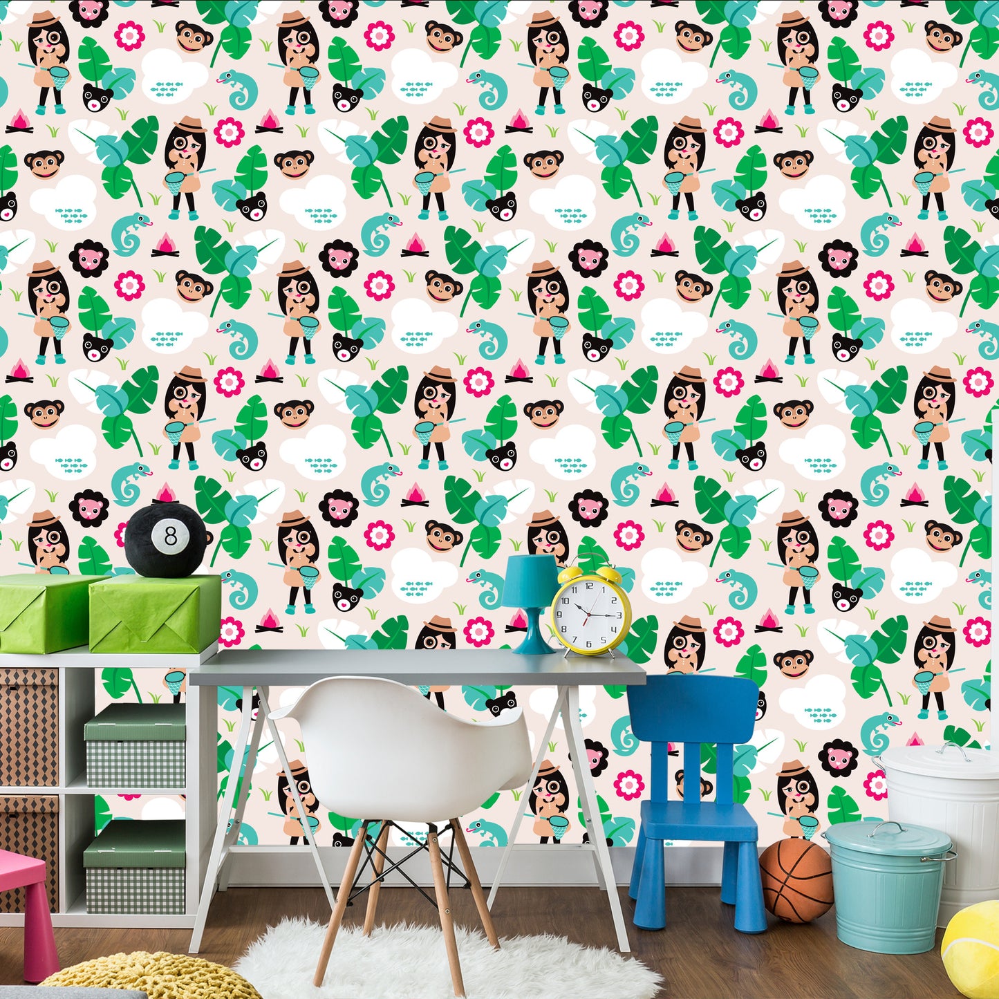 Wallpaper For Girls, Animals, Monkey Green