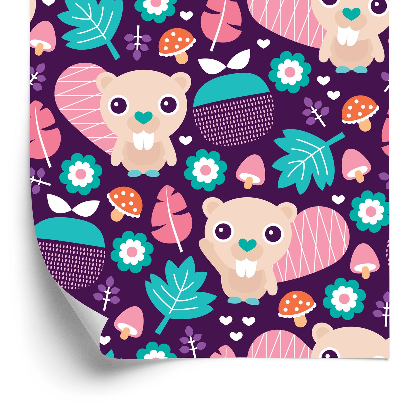 Wallpaper For Girls, Animals, Forest Leaves