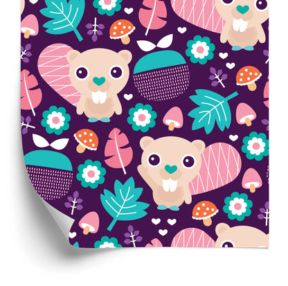 Wallpaper For Girls, Animals, Forest Leaves