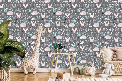 Wallpaper For A Girl, Animals, Hares, Plants