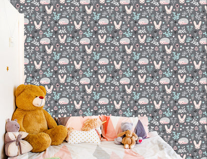 Wallpaper For A Girl, Animals, Hares, Plants