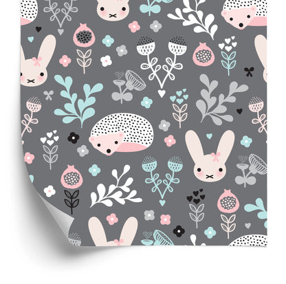 Wallpaper For A Girl, Animals, Hares, Plants