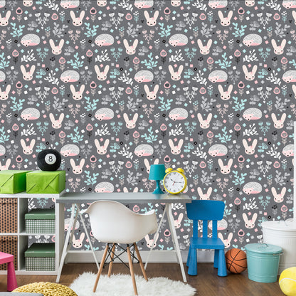 Wallpaper For A Girl, Animals, Hares, Plants
