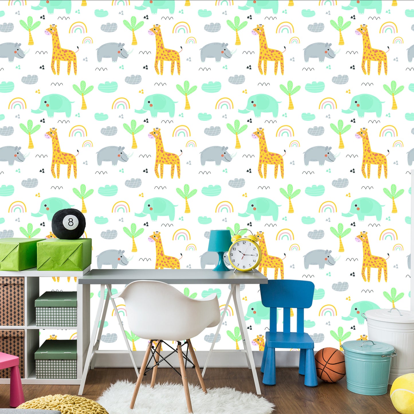 Wallpaper For Girl, Animals, Palm, Rainbow