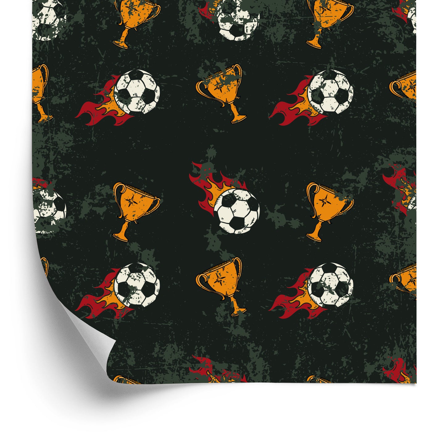 Wallpaper To A Boy's Soccer Room