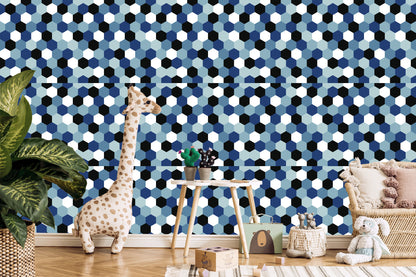 Wallpaper Geometric Youth Room For A Boy