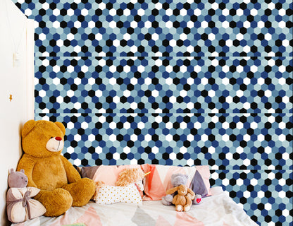 Wallpaper Geometric Youth Room For A Boy