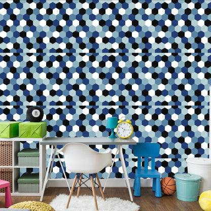 Wallpaper Geometric Youth Room For A Boy