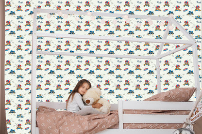 Wallpaper Racing Cars And Teddy Bears