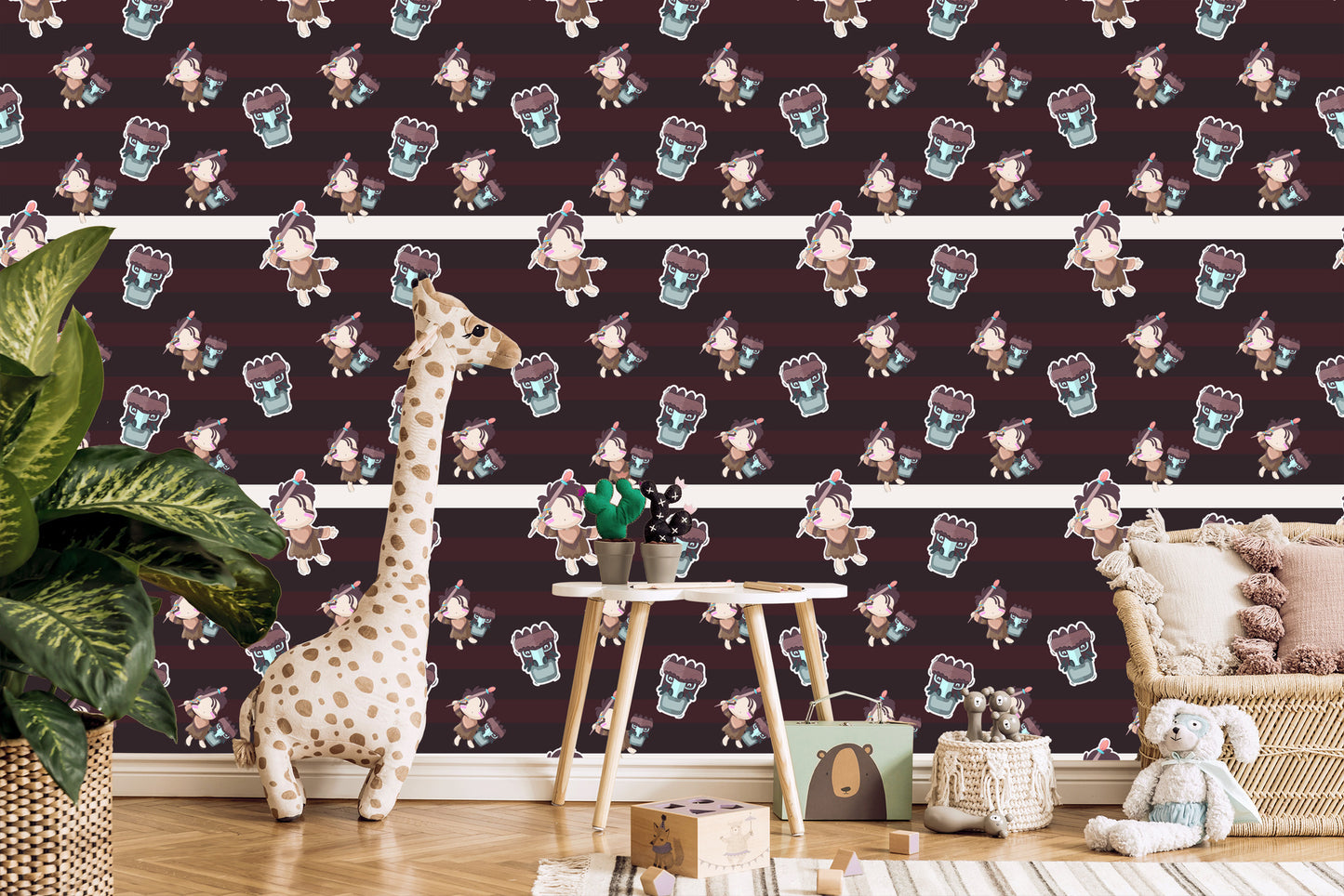 Wallpaper Boys With Indian Masks