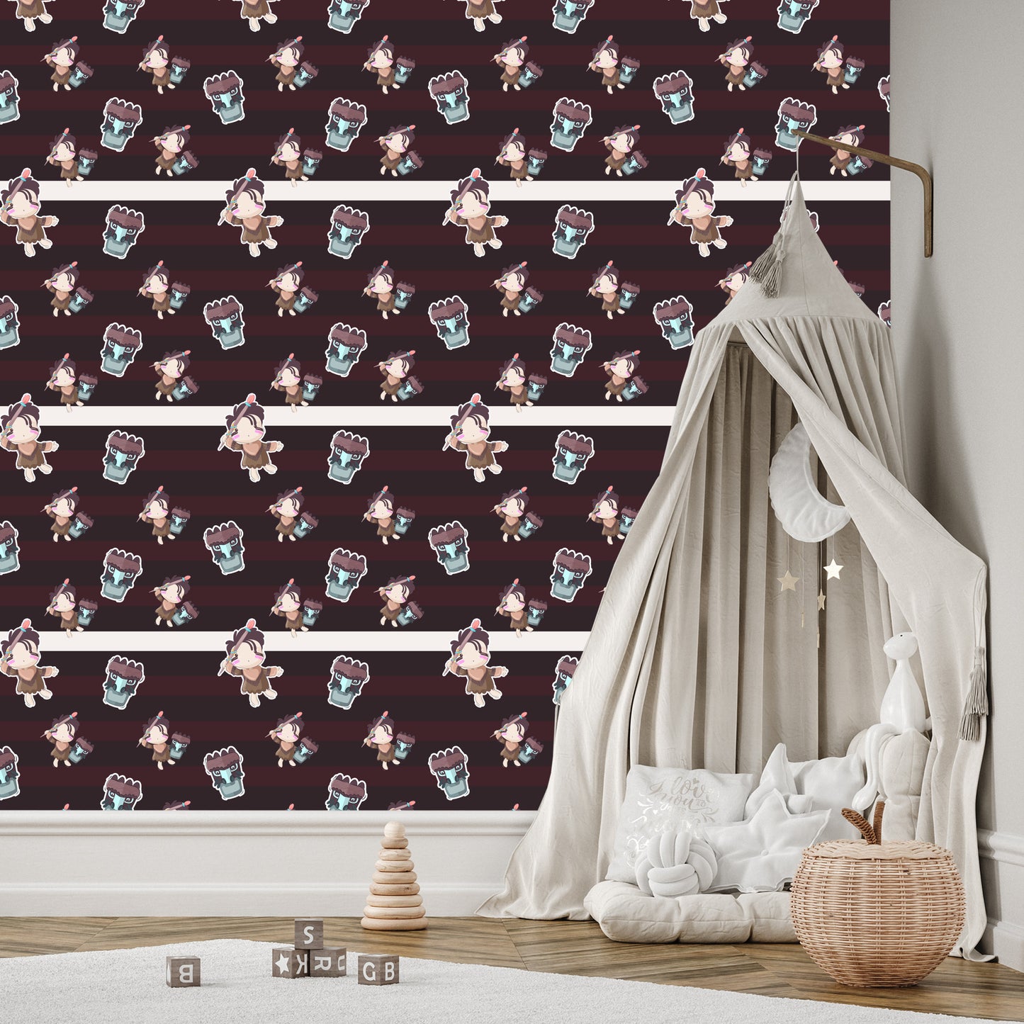 Wallpaper Boys With Indian Masks