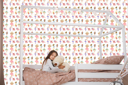 Wallpaper Wall Fairy-Tale Fairy For Girls