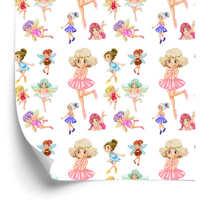 Wallpaper Wall Fairy-Tale Fairy For Girls