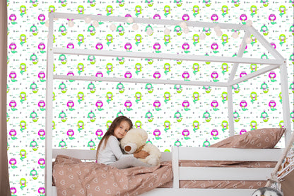 Wallpaper Colorful Mermaids