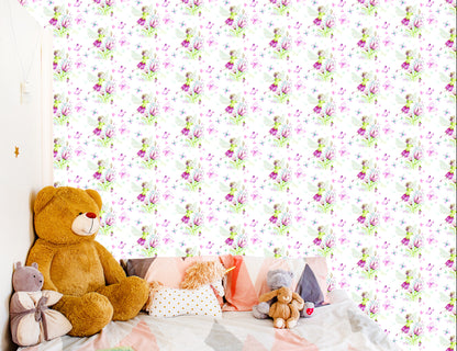 Wallpaper Fairies Among Flowers