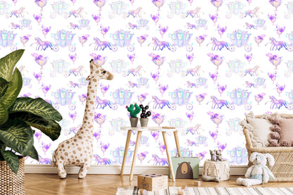 Wallpaper Horses With Carriages