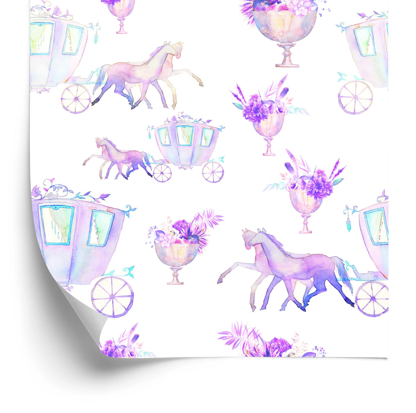 Wallpaper Horses With Carriages