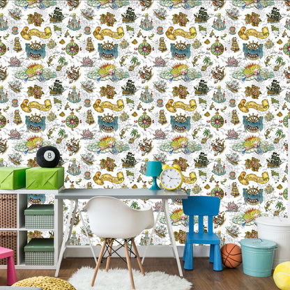Wallpaper Pirate Symbols