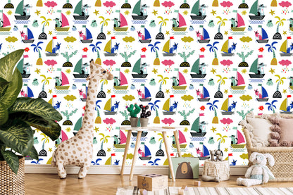Wallpaper Fairy-Tale Pirates