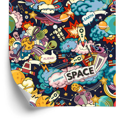 Wallpaper Colorful Cosmos