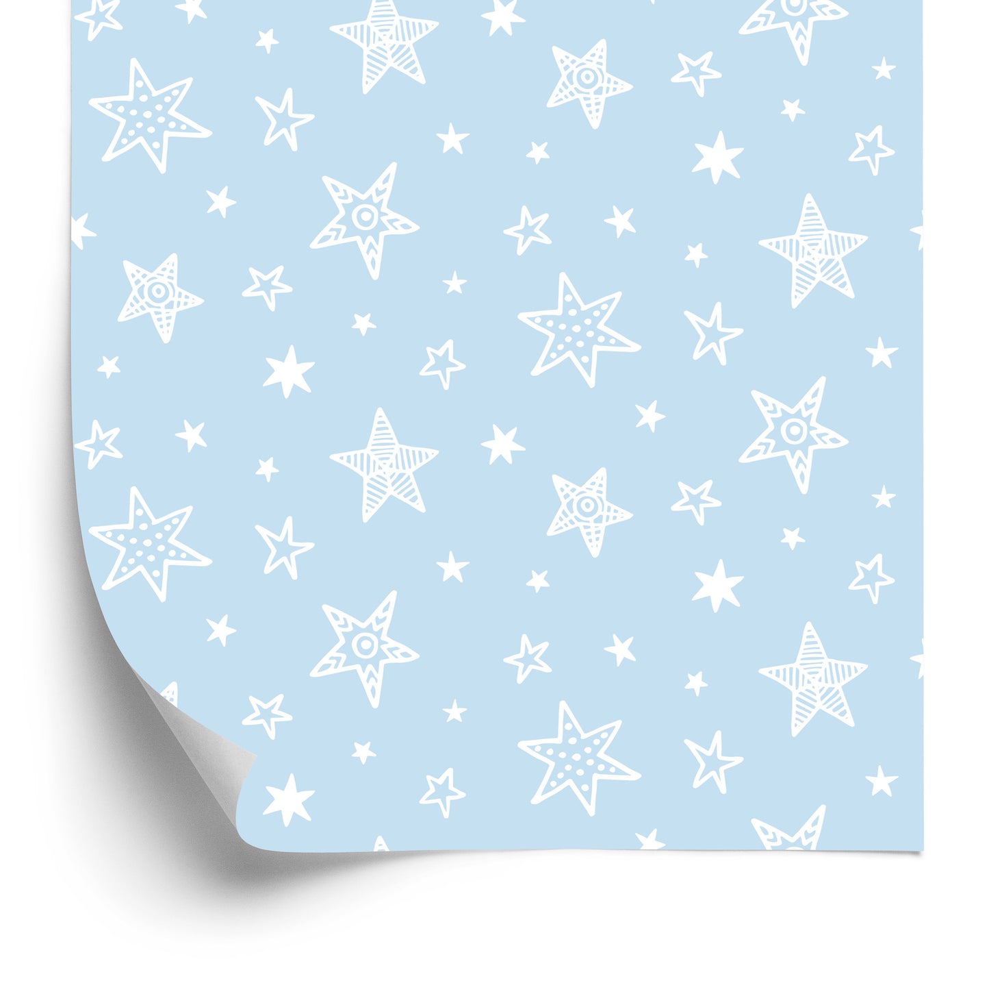 Wallpaper For Children - Stars Like Snowflakes