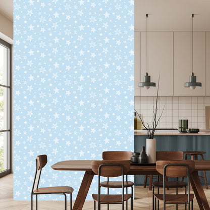Wallpaper For Children - Stars Like Snowflakes