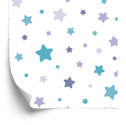Wallpaper For Children - Multicolored Stars