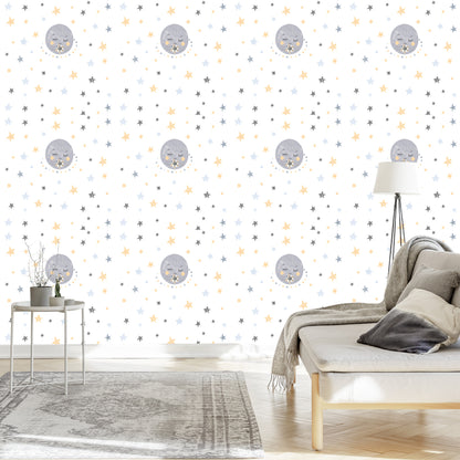 Wallpaper Stars And Moons