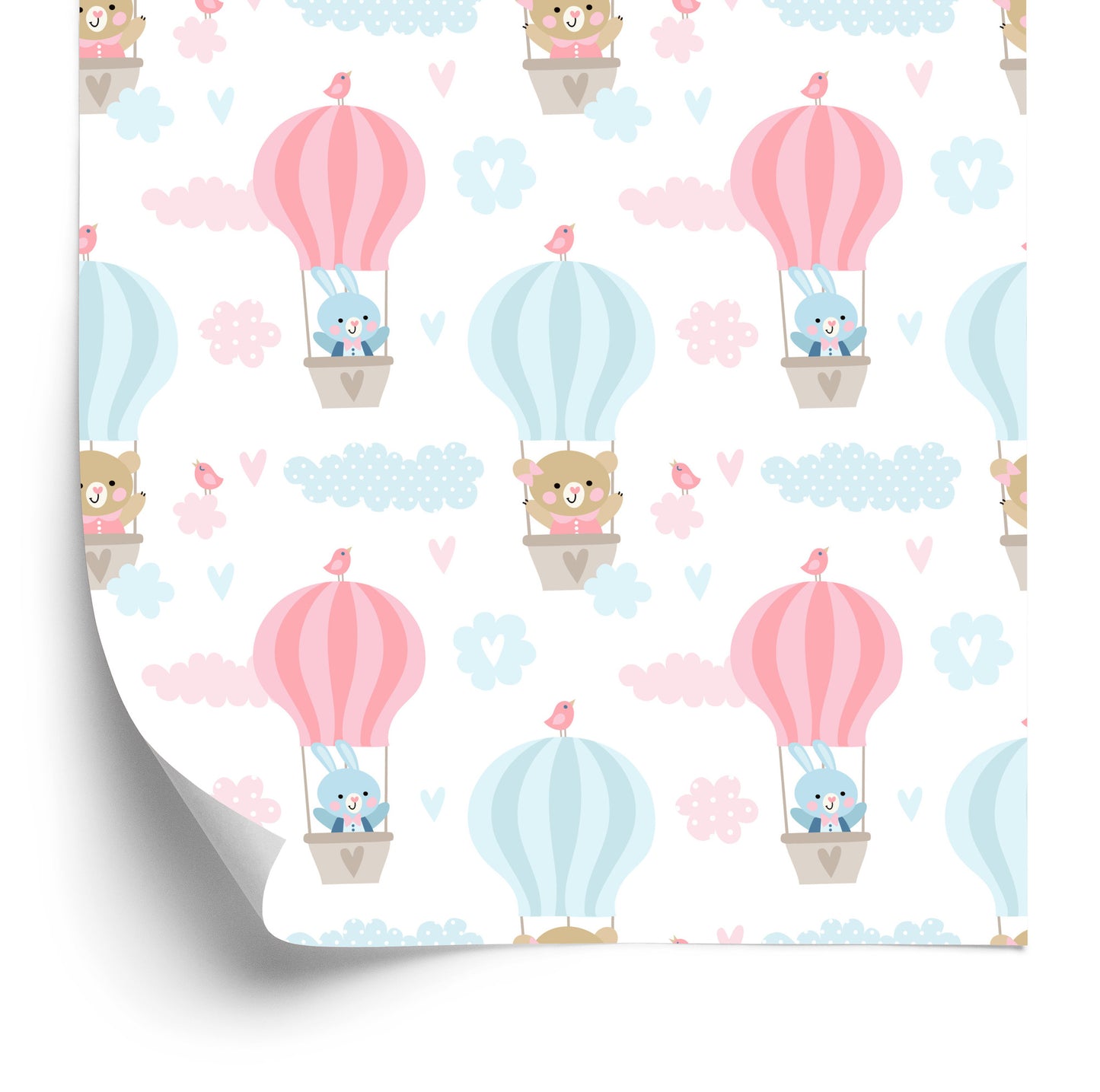 Wallpaper Animals In Balloons
