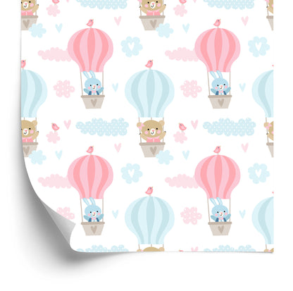 Wallpaper Animals In Balloons