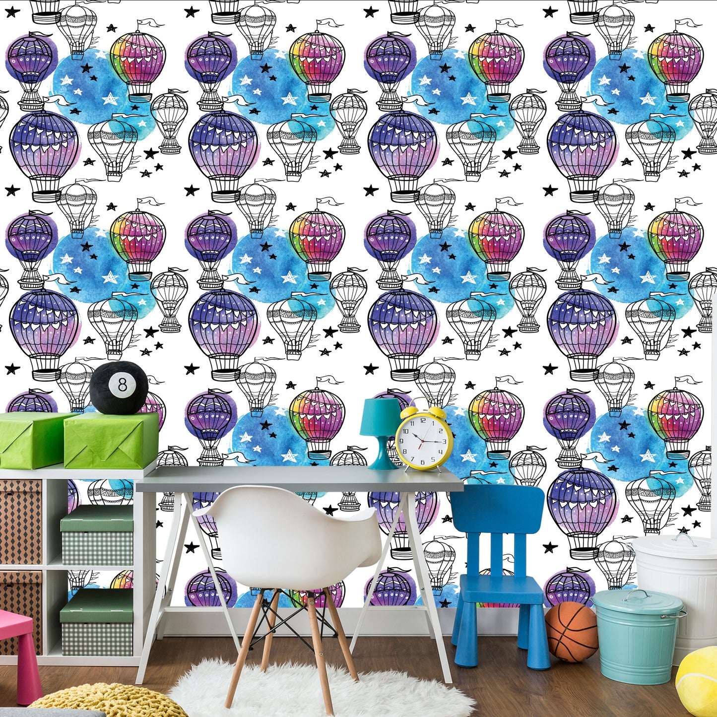 Wallpaper Balloons Against The Stars