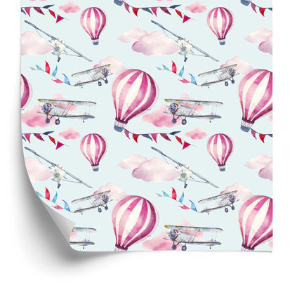 Wallpaper Balloons Among Airplanes
