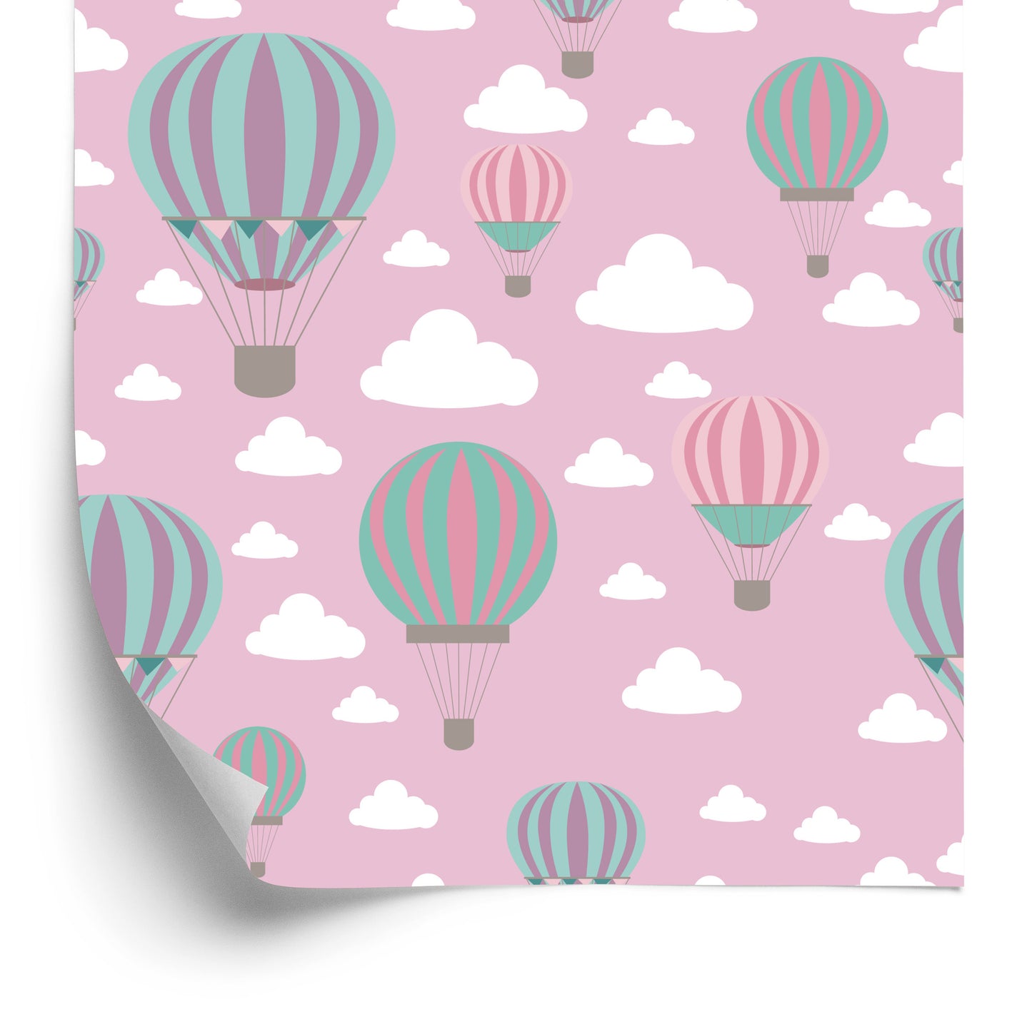 Wallpaper Colorful Balloons In The Clouds
