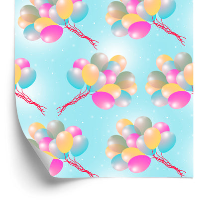 Wallpaper Balloons On Dots Background