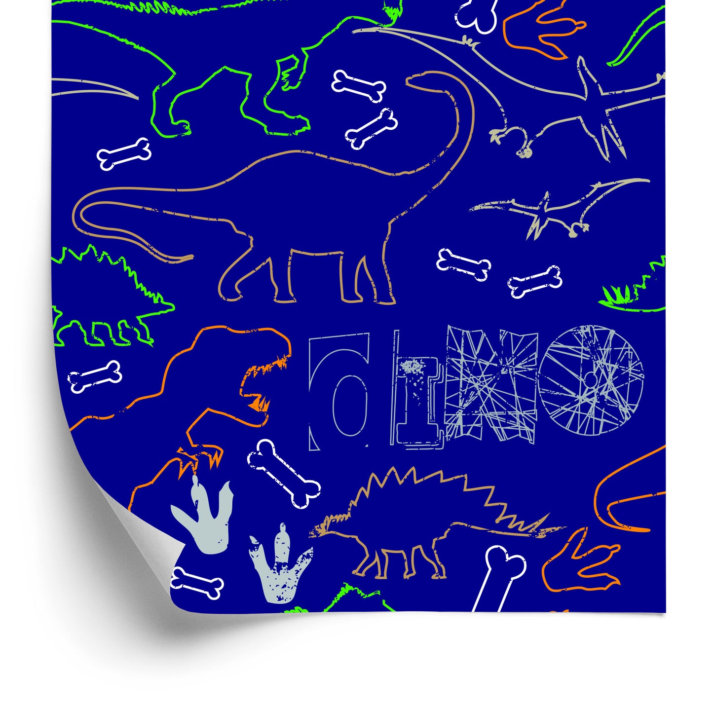 Wallpaper For Children Colorful Animal Dinosaurs