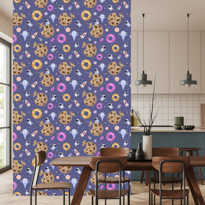 Wallpaper For Children - Cosmic Sweets