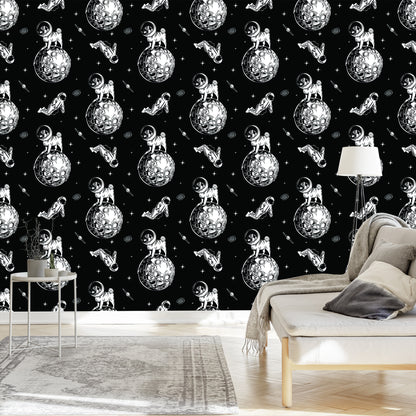 Wallpaper Dogs In Space