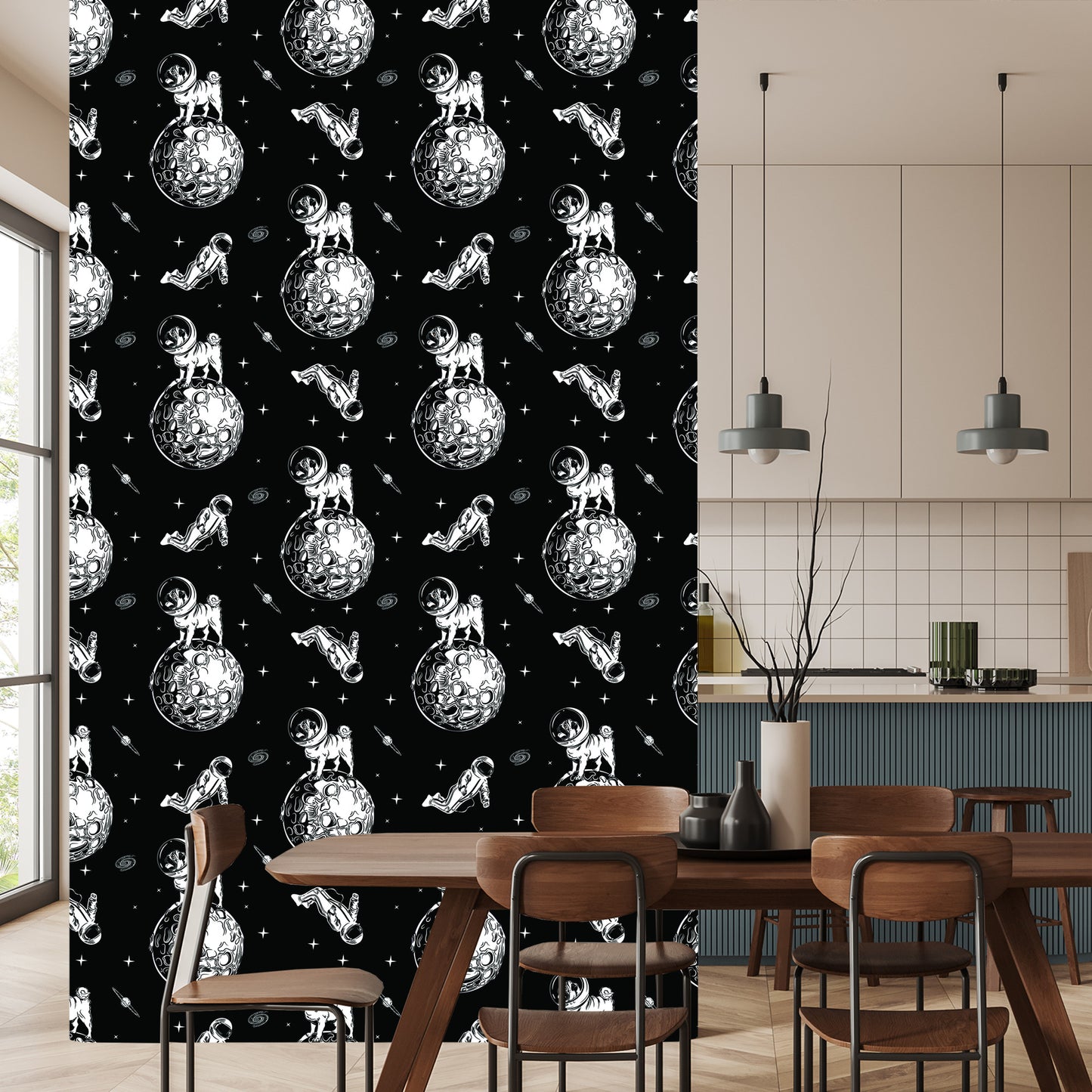 Wallpaper Dogs In Space