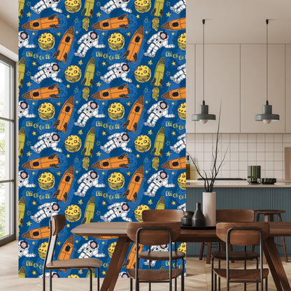 Wallpaper Astronauts Among The Planets