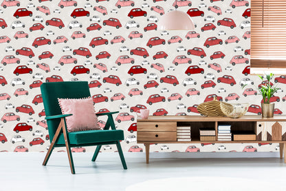 Wallpaper For Children - Colorful Cars