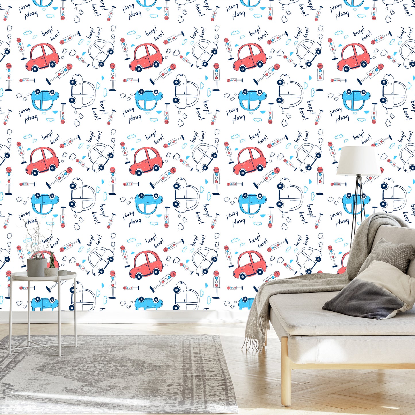 Wallpaper Cars, Cars, Clouds, For A Child's Room
