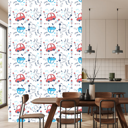 Wallpaper Cars, Cars, Clouds, For A Child's Room