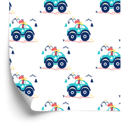 Wallpaper Off-Road Cars Up To A Child's Room